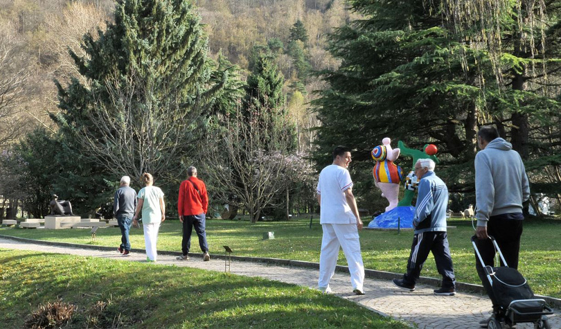Visitez au musée pour les patients atteints de réhabilitation pulmonaire