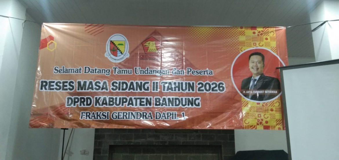 H. Arya Everest Setiawan organise des vacances à Soreang et absorbe les aspirations des habitants de Bandung